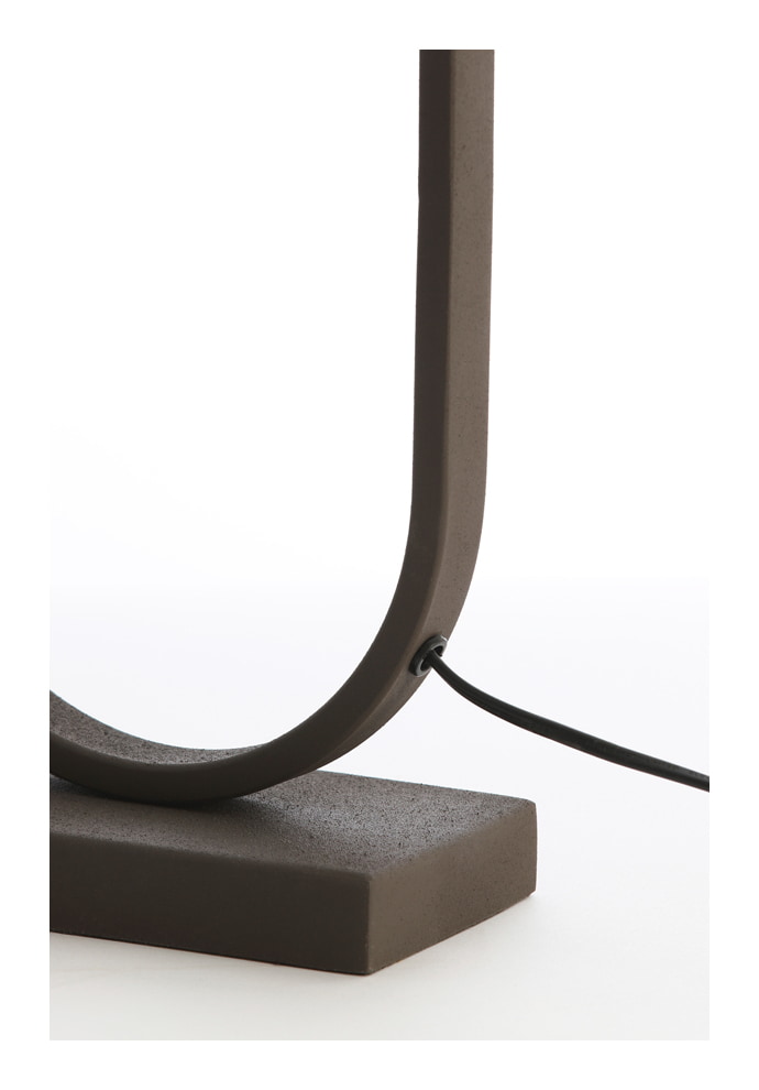 Light & Living Tafellamp 'Jamiri' 55cm, kleur Bruin (excl. kap)