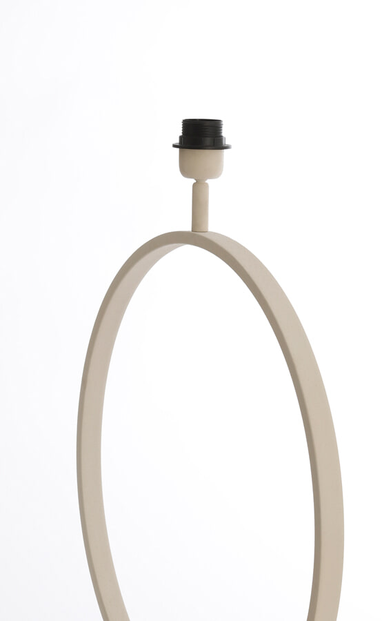 Light & Living Tafellamp 'Liva' 59cm, kleur Crème (excl. kap)