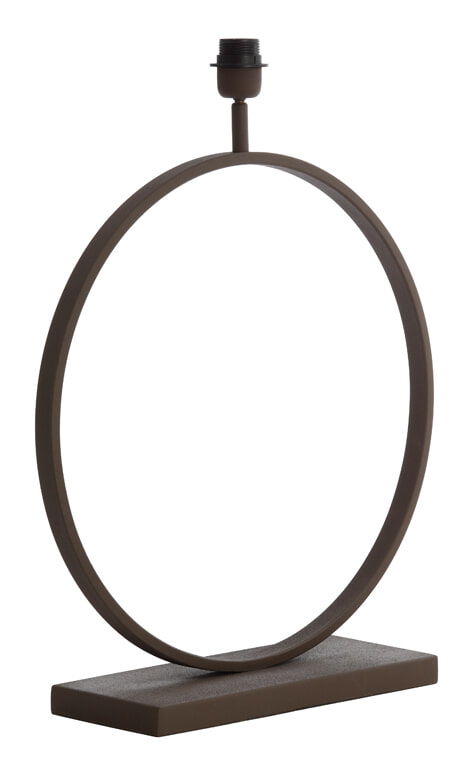 Light & Living Tafellamp 'Liva' 59cm, kleur Bruin (excl. kap)