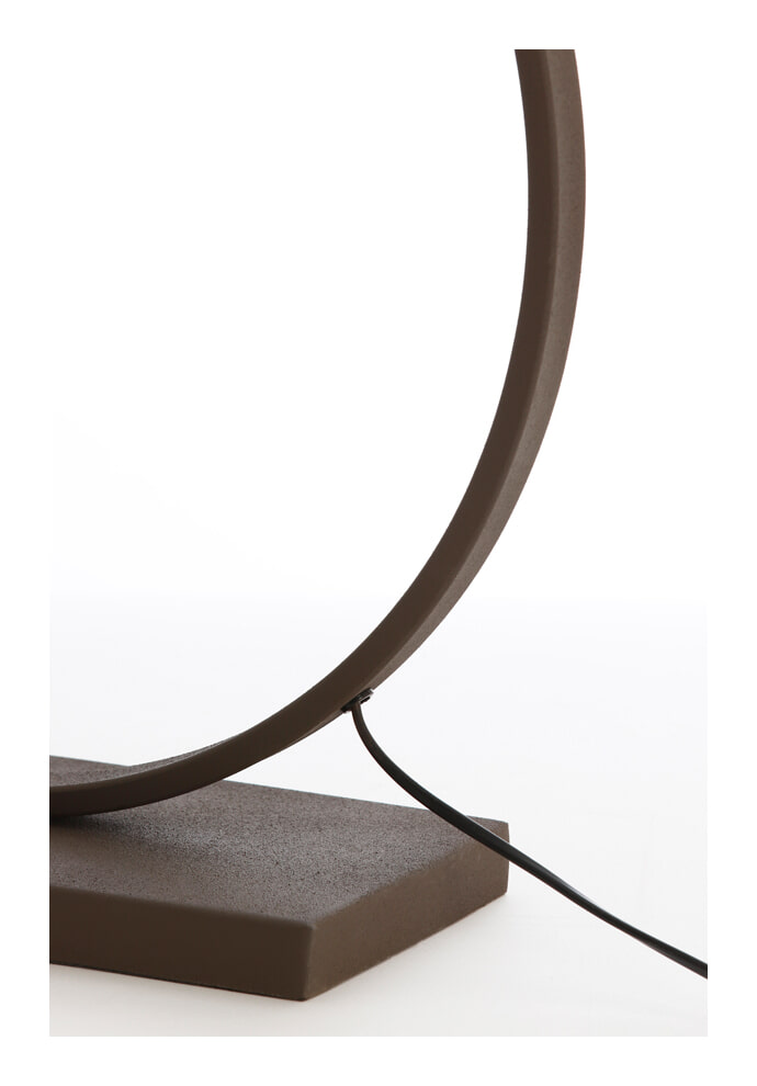 Light & Living Tafellamp 'Liva' 59cm, kleur Bruin (excl. kap)