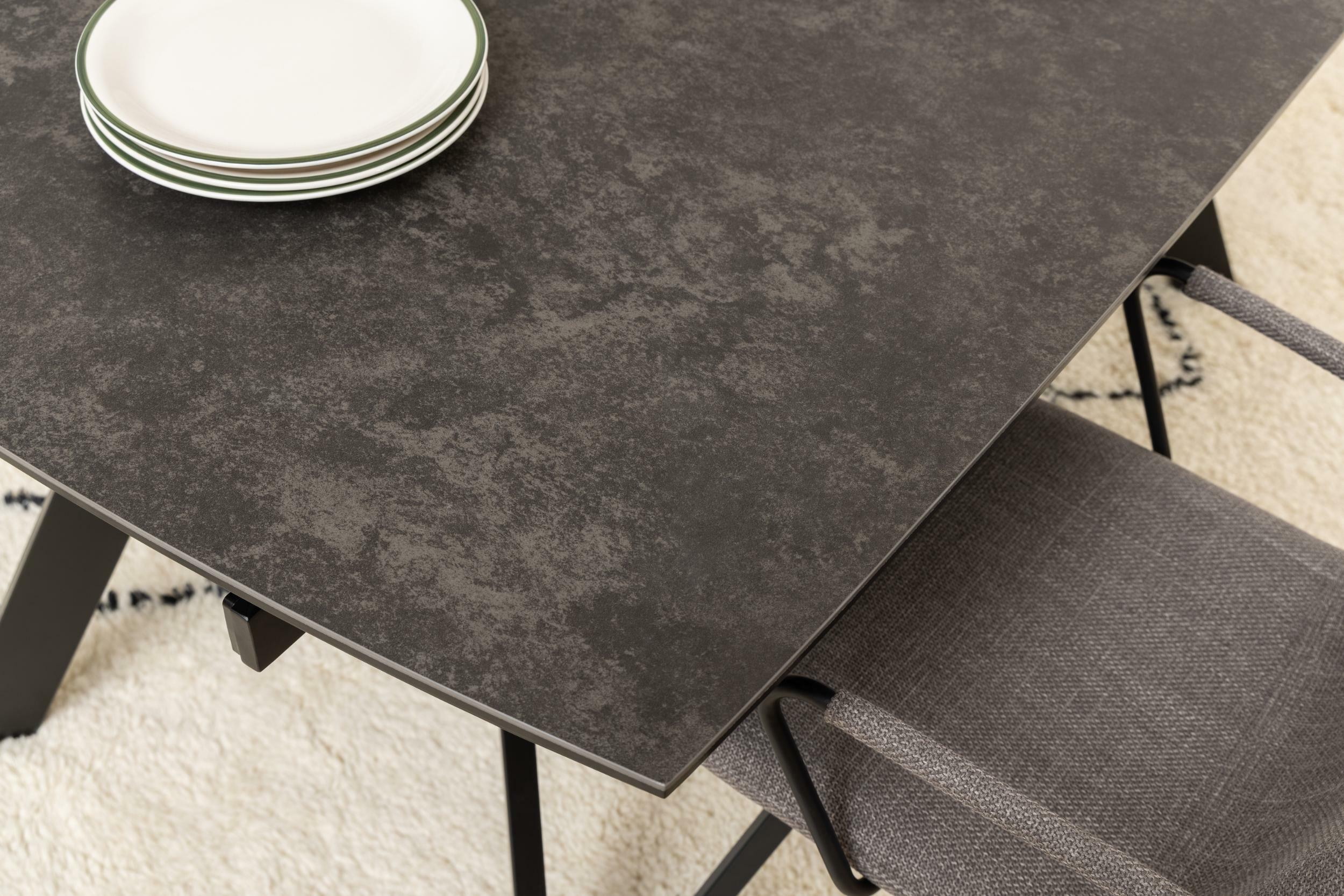 Bendt Uitschuifbare Eettafel 'Cresencio' Keramiek, 160/240 x 97cm
