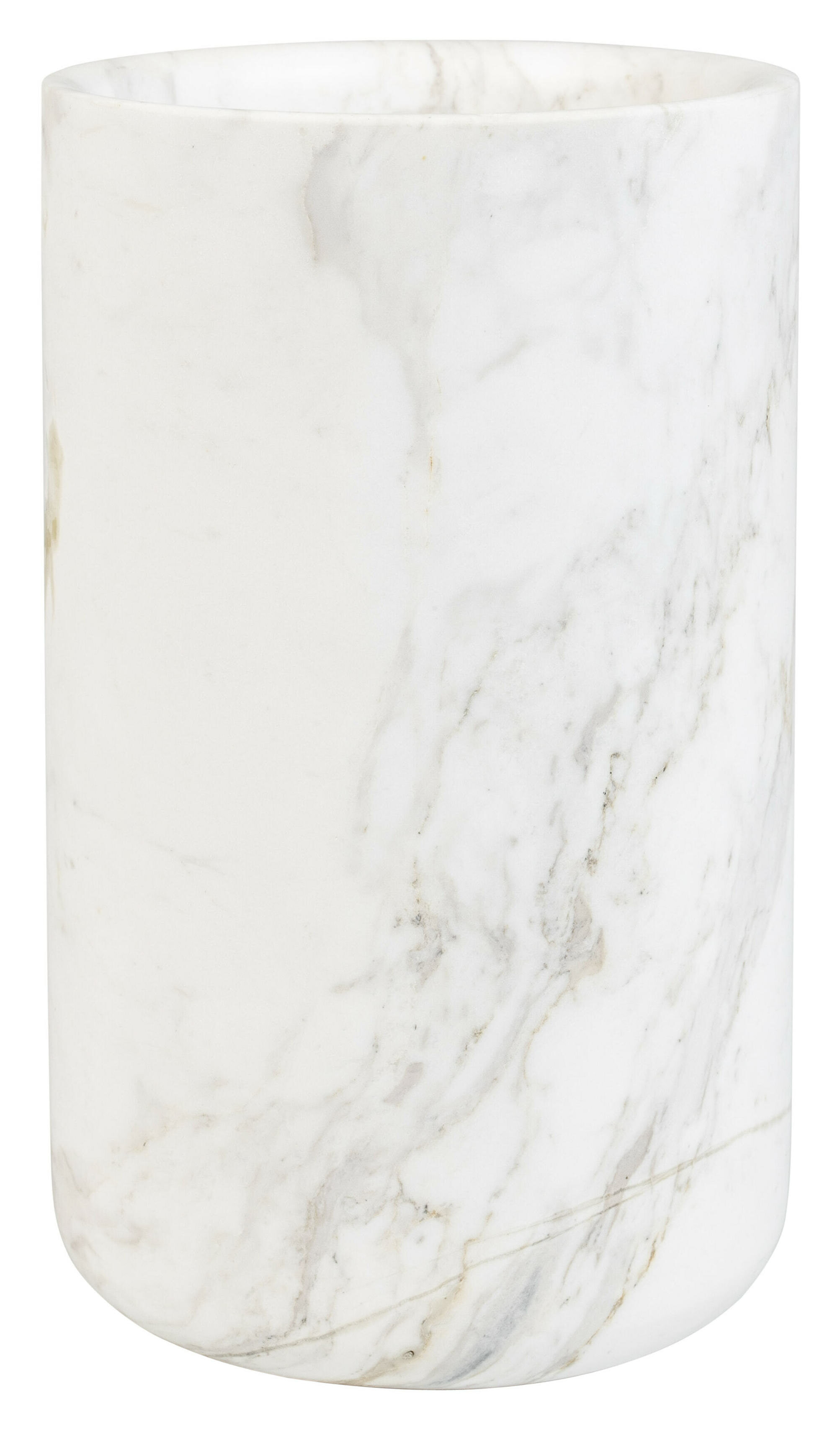 Zuiver Vaas 'Fajen' Marmer, 25cm hoog, kleur Wit