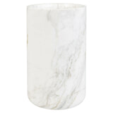 Zuiver Vaas 'Fajen' Marmer, 25cm hoog, kleur Wit