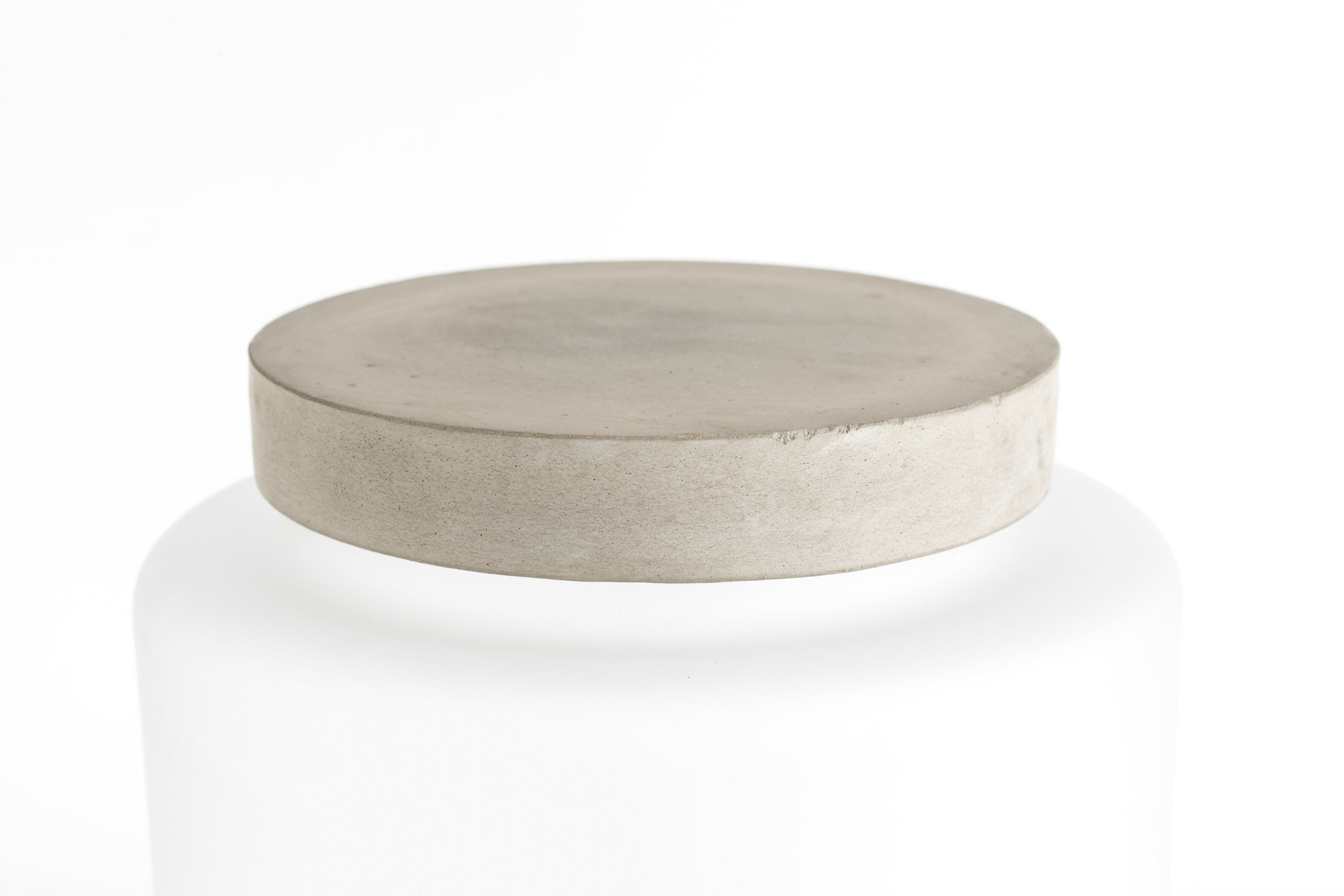 Zuiver Vaas/Tafellamp 'Reina' Beton en glas, Ø22cm