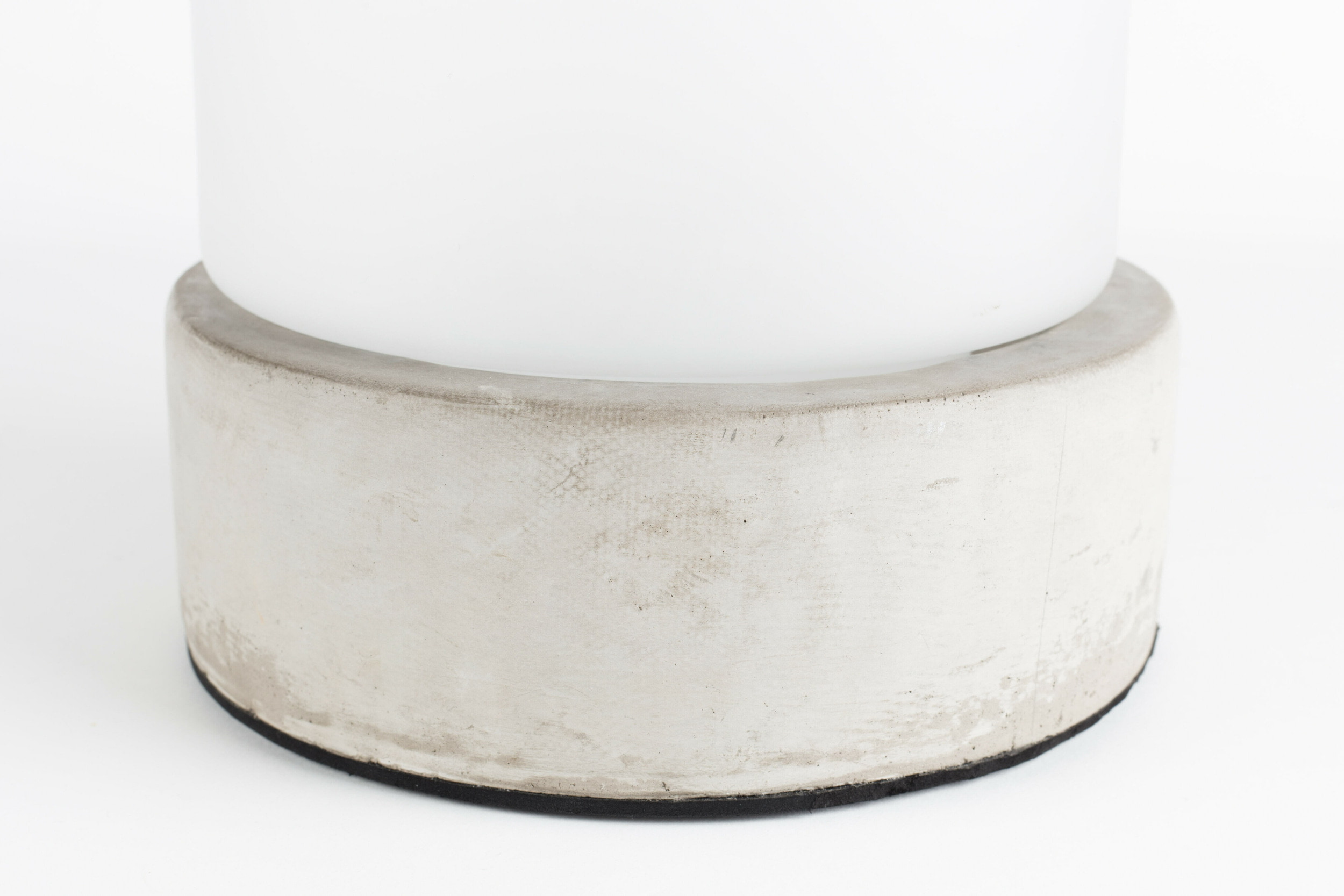 Zuiver Vaas/Tafellamp 'Reina' Beton en glas, Ø22cm