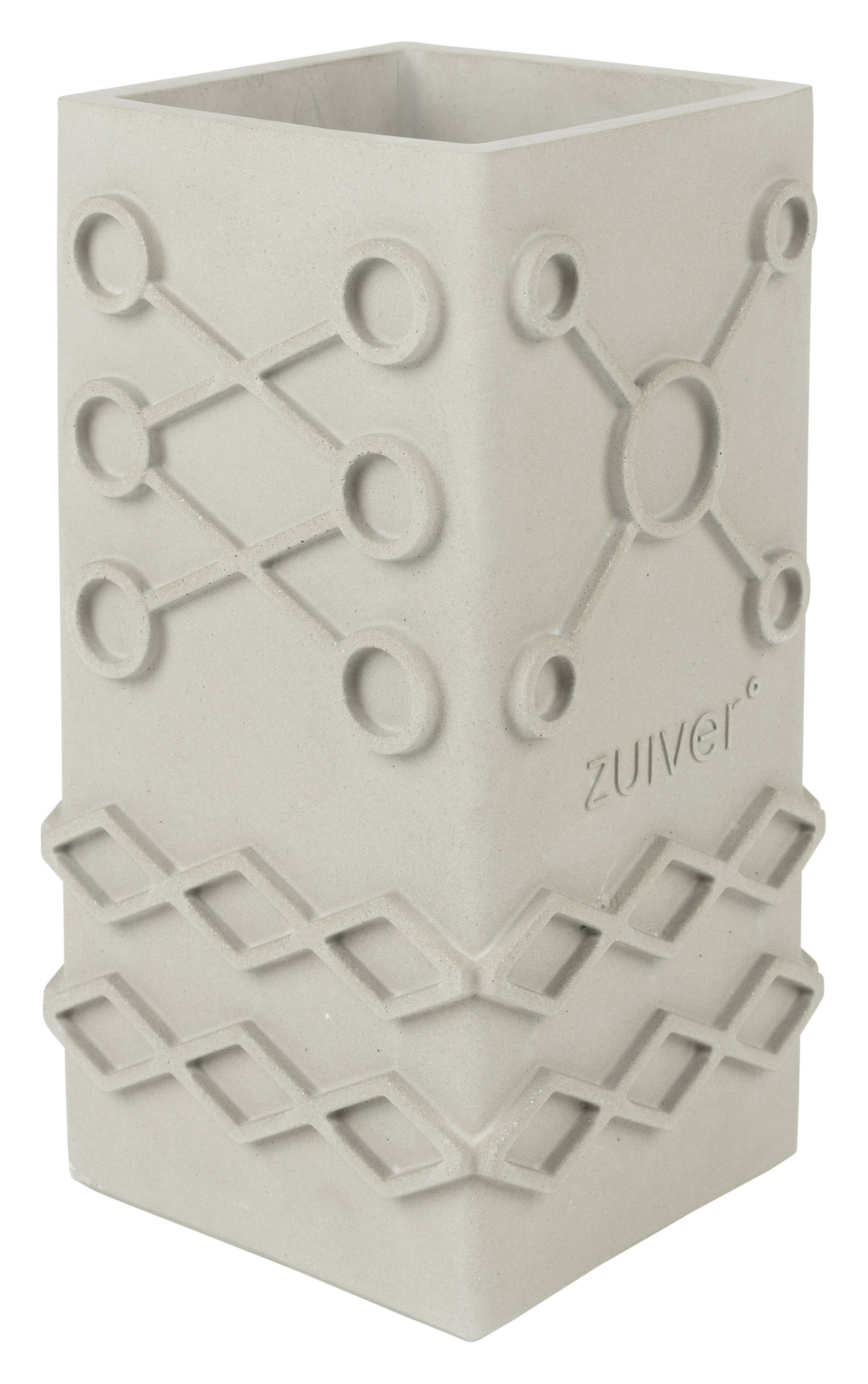 Zuiver Vaas 'Graphic' Square, Beton
