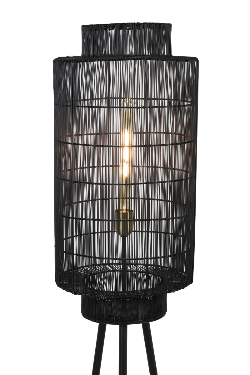 Light & Living Vloerlamp 'Gruaro' 150cm, kleur Mat Zwart