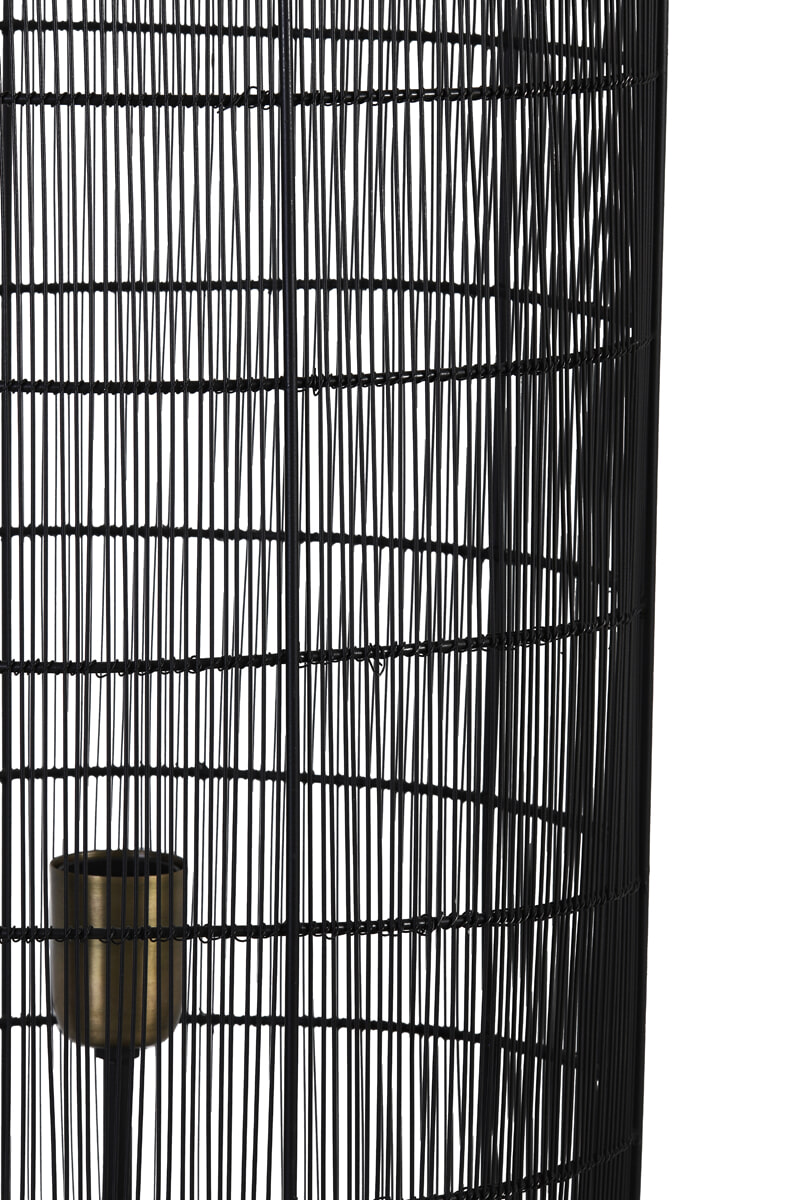 Light & Living Vloerlamp 'Gruaro' 150cm, kleur Mat Zwart