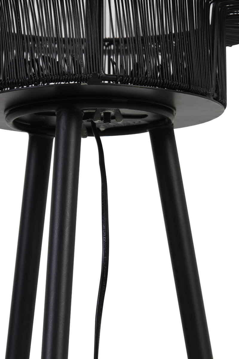 Light & Living Vloerlamp 'Gruaro' 150cm, kleur Mat Zwart