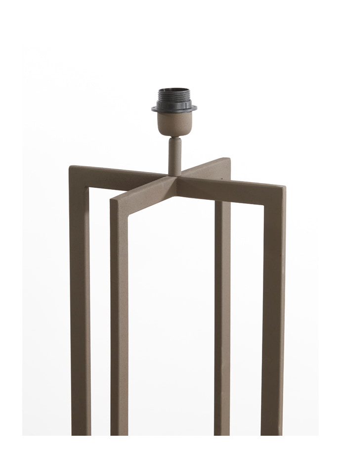 Light & Living Vloerlamp 'Mace' 140cm, kleur Bruin (excl. kap)