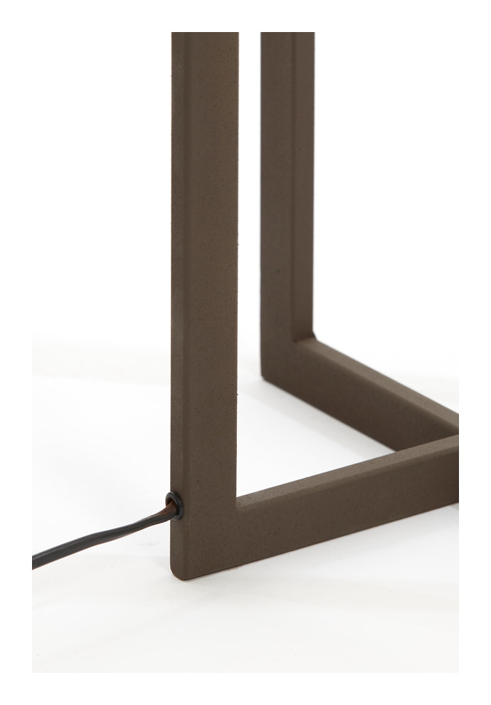 Light & Living Vloerlamp 'Mace' 140cm, kleur Bruin (excl. kap)