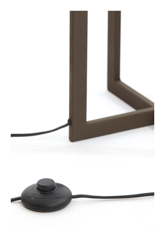 Light & Living Vloerlamp 'Mace' 140cm, kleur Bruin (excl. kap)