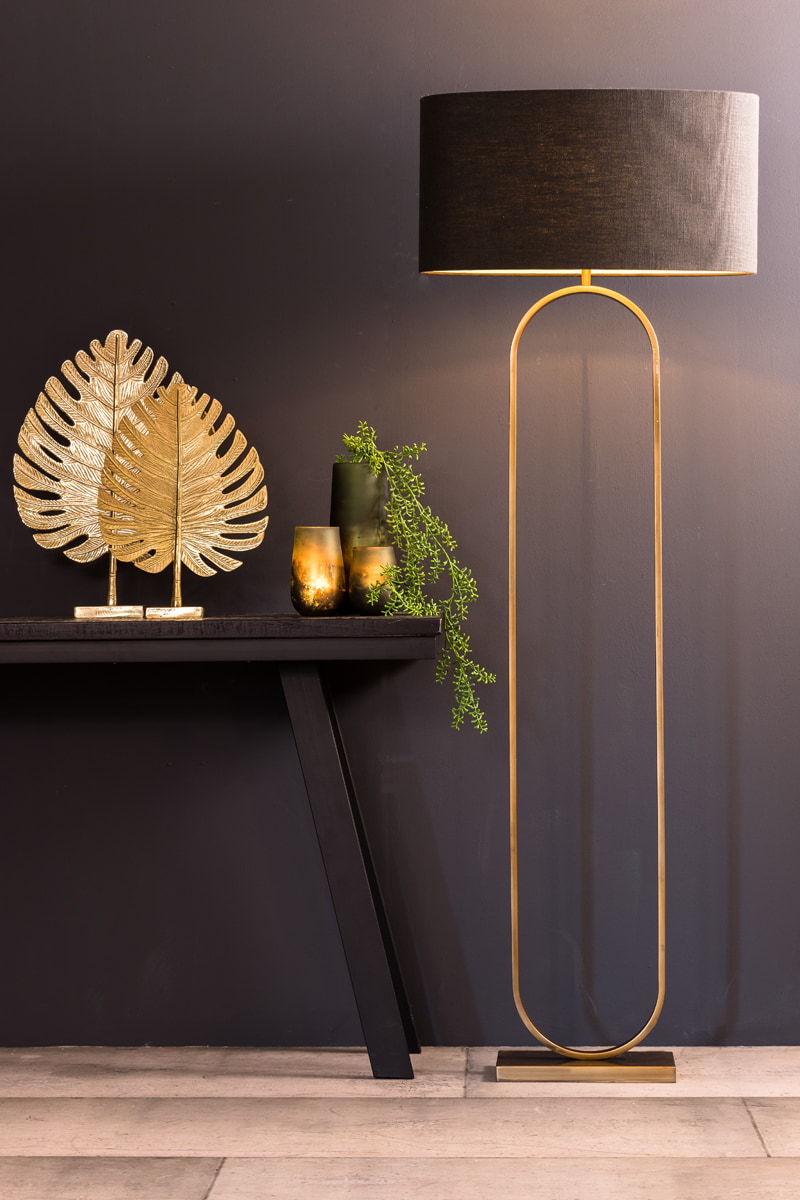Light & Living Vloerlamp 'Jamiri', antiek brons