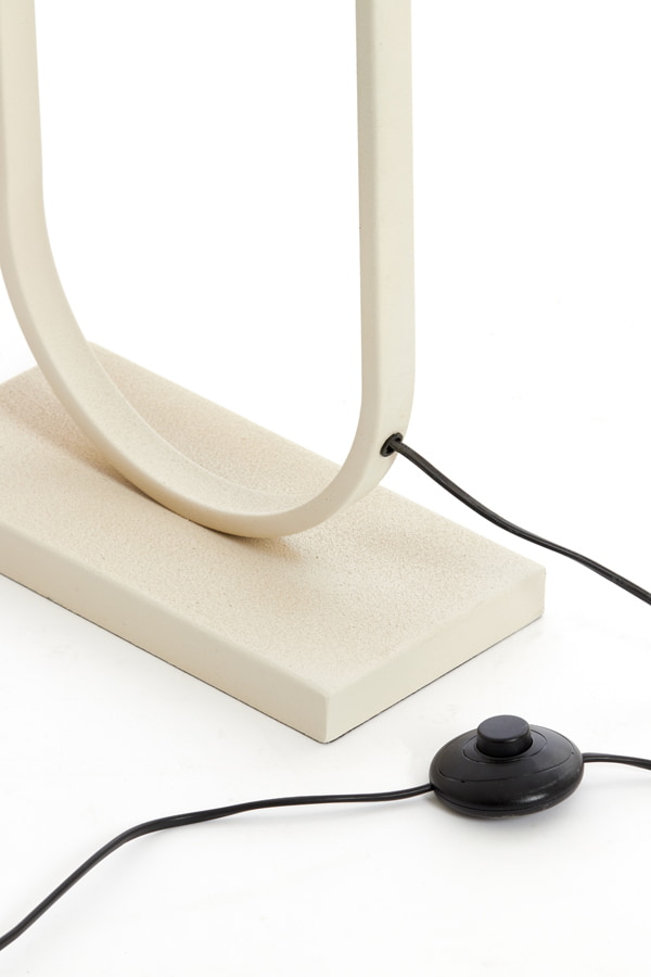 Light & Living Vloerlamp 'Jamiri' 142cm hoog, kleur Crème