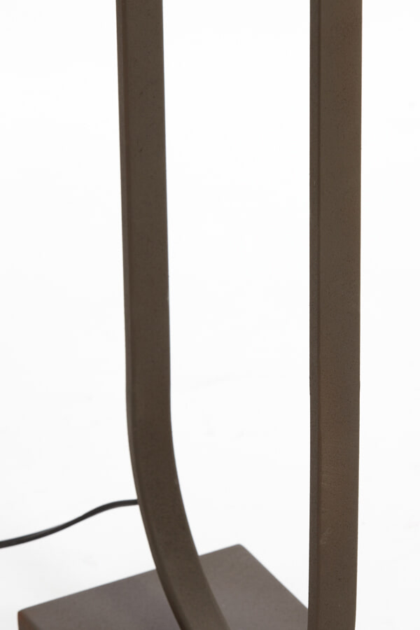 Light & Living Vloerlamp 'Jamiri' 142cm, kleur Bruin (excl. kap)