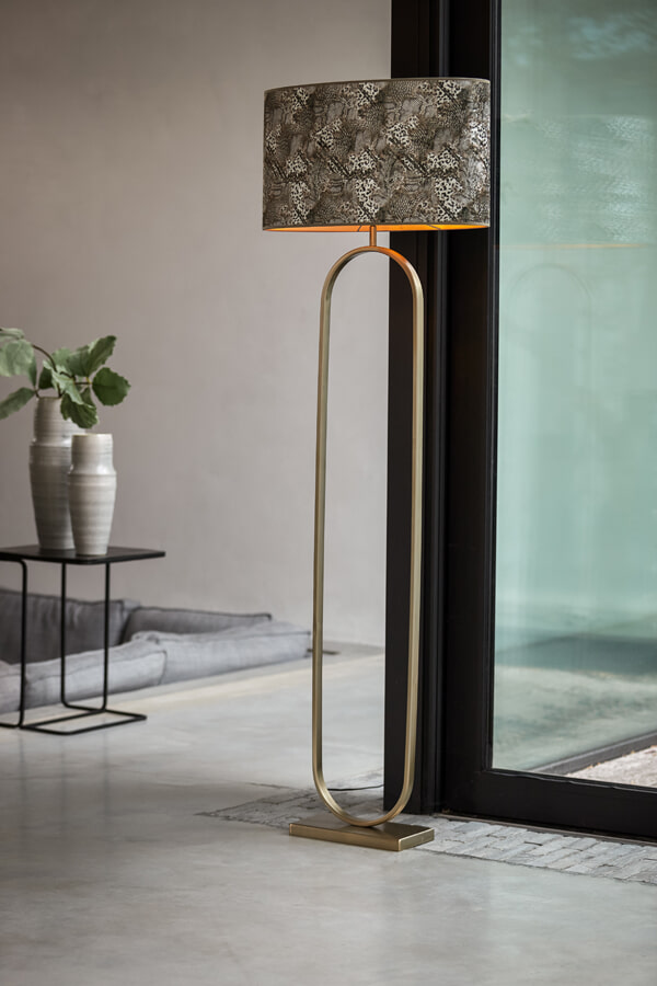 Light & Living Vloerlamp 'Jamiri' kleur Lichtgoud