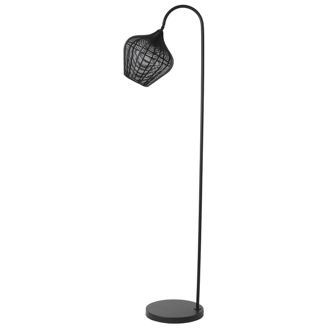 Light & Living Vloerlamp 'Alvaro' 160cm, kleur Mat Zwart