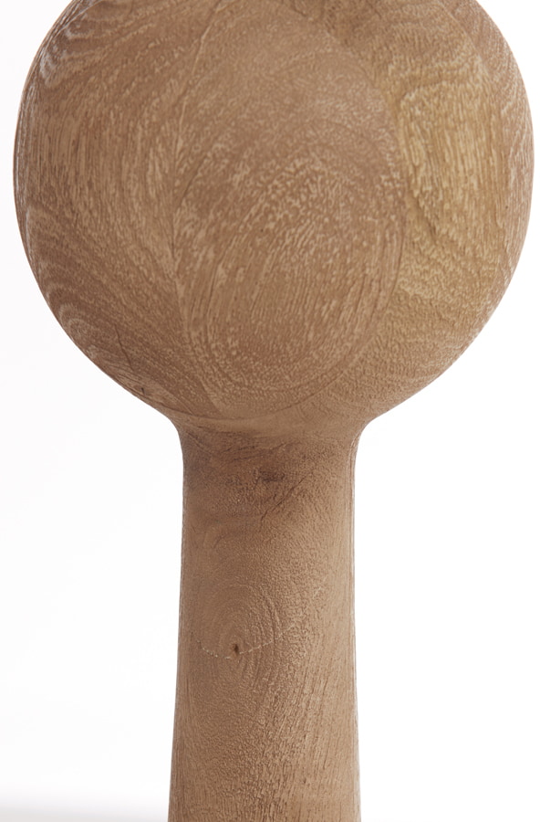 Light & Living Vloerlamp 'Festina' Mangohout, 125cm, kleur Naturel (excl. kap)