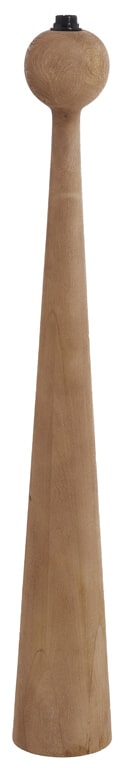Light & Living Vloerlamp 'Festina' Mangohout, 125cm, kleur Naturel (excl. kap)