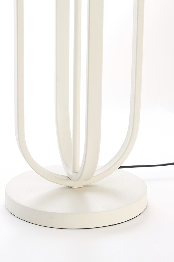Light & Living Vloerlamp 'Aster' 140cm, kleur Crème (excl. kap)