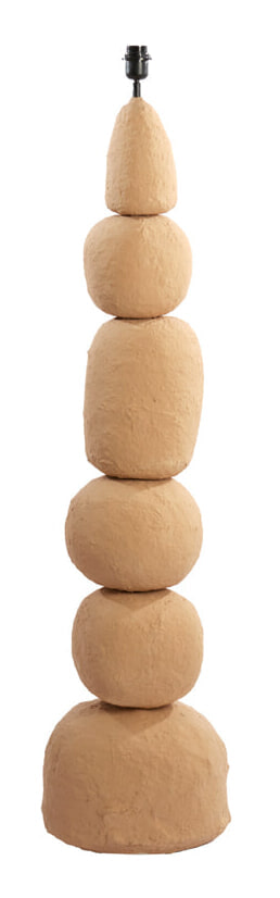 Light & Living Vloerlamp 'Marree' Papier Maché, 135cm (excl. kap)