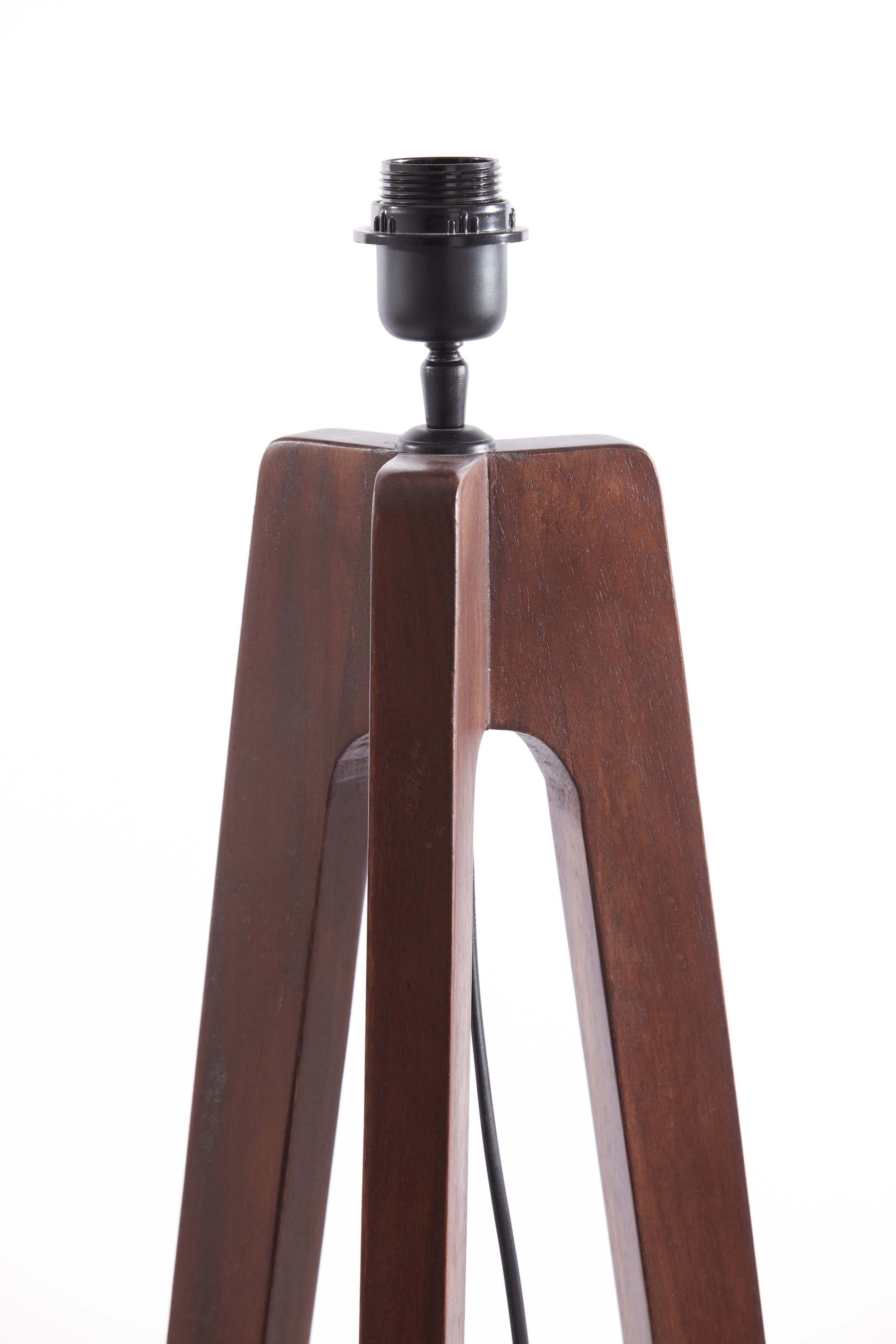 Light & Living Vloerlamp 'Troina' Mangohout, 118cm (excl. kap)