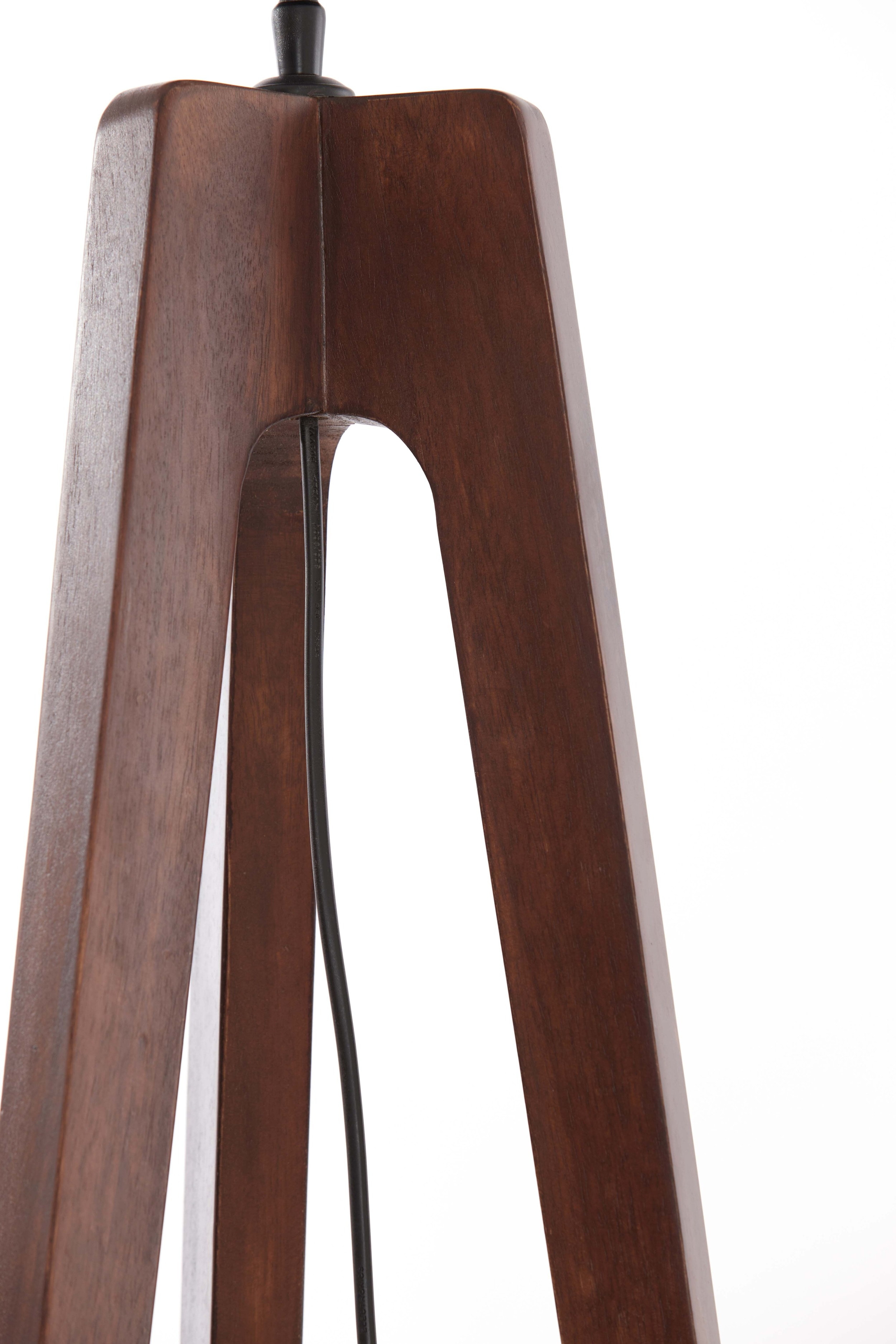 Light & Living Vloerlamp 'Troina' Mangohout, 118cm (excl. kap)