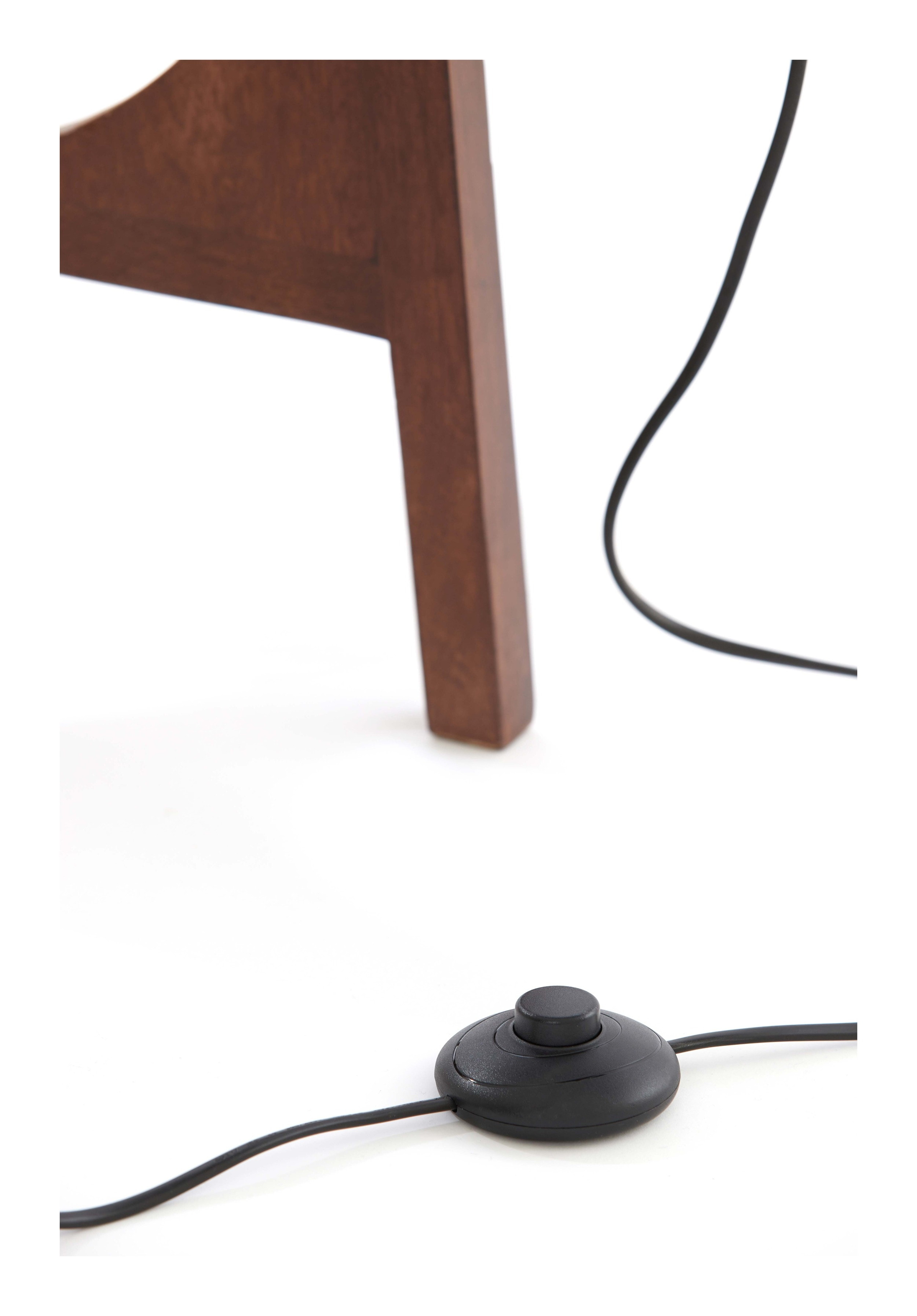 Light & Living Vloerlamp 'Troina' Mangohout, 118cm (excl. kap)