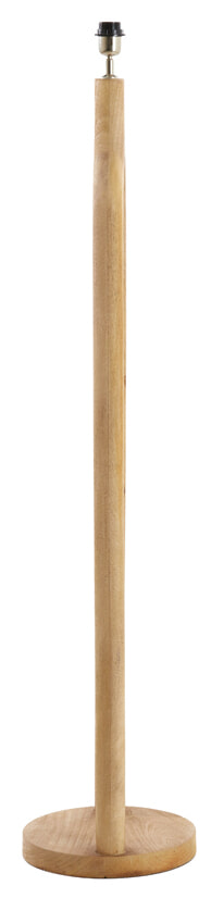 Light & Living Vloerlamp 'Xitta' Mangohout, 135cm, kleur Naturel (excl. kap)