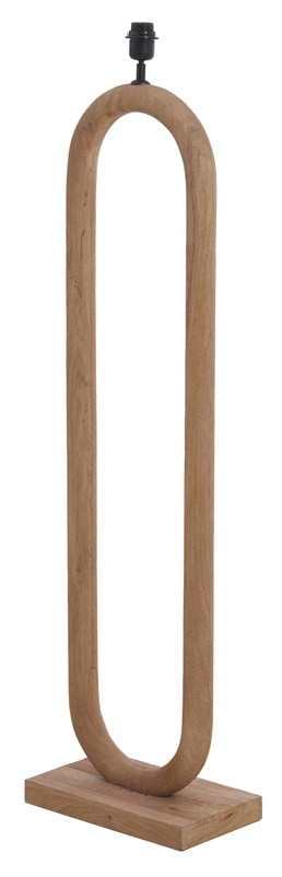 Light & Living Vloerlamp 'Paceco' Mangohout, 119cm hoog (excl. kap)