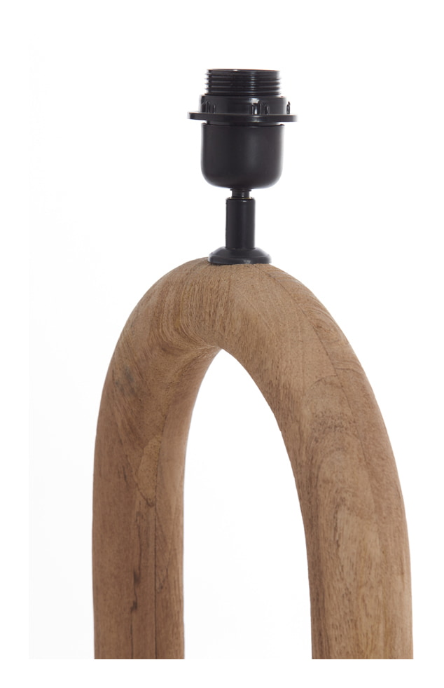 Light & Living Vloerlamp 'Paceco' Mangohout, 119cm hoog (excl. kap)