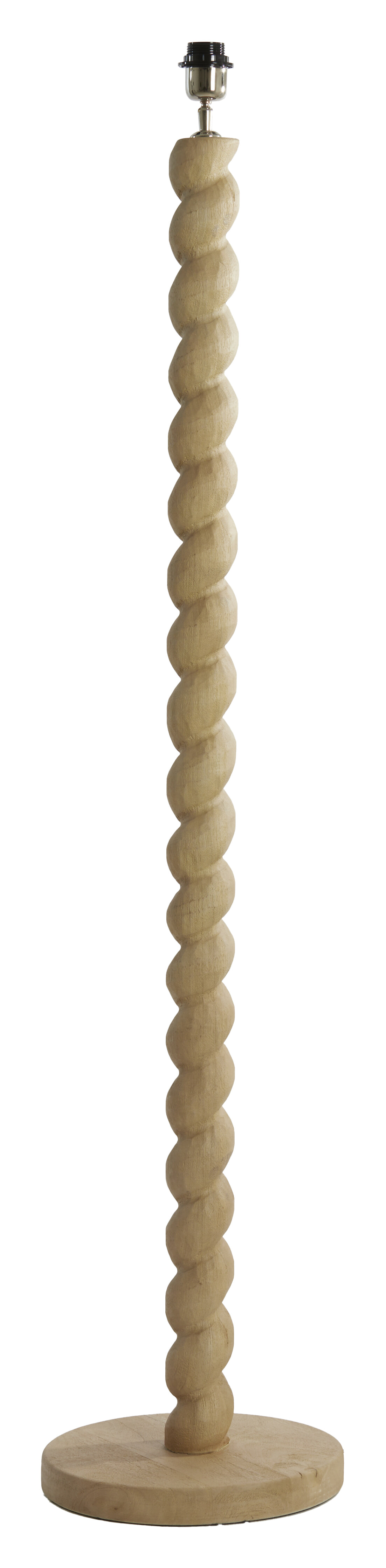 Light & Living Vloerlamp 'Nanno' Mangohout, 138cm (excl. kap)