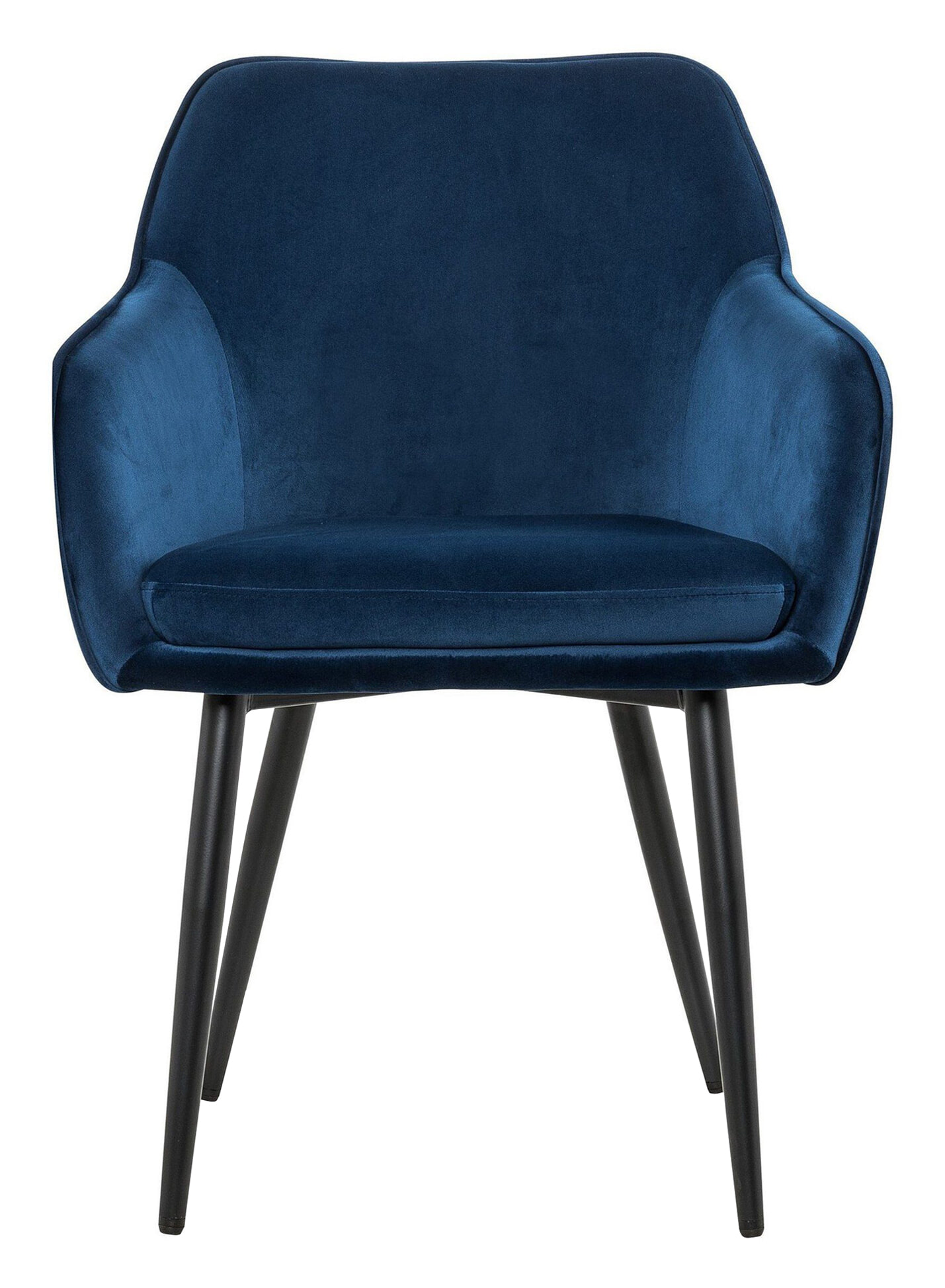 Artistiq Eetkamerstoel 'Juna' Velvet, kleur Blauw