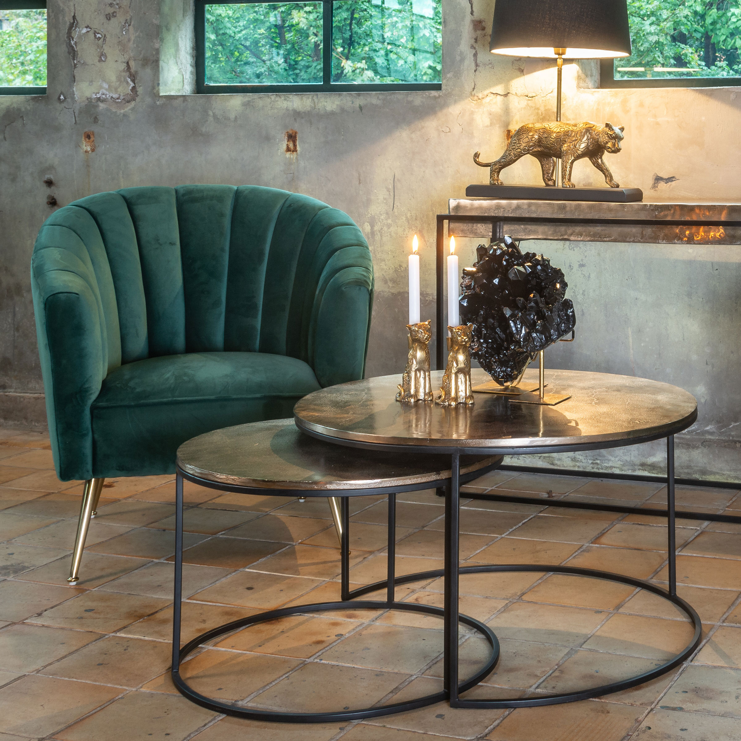 Richmond Salontafel 'Asher' Set van 2 stuks