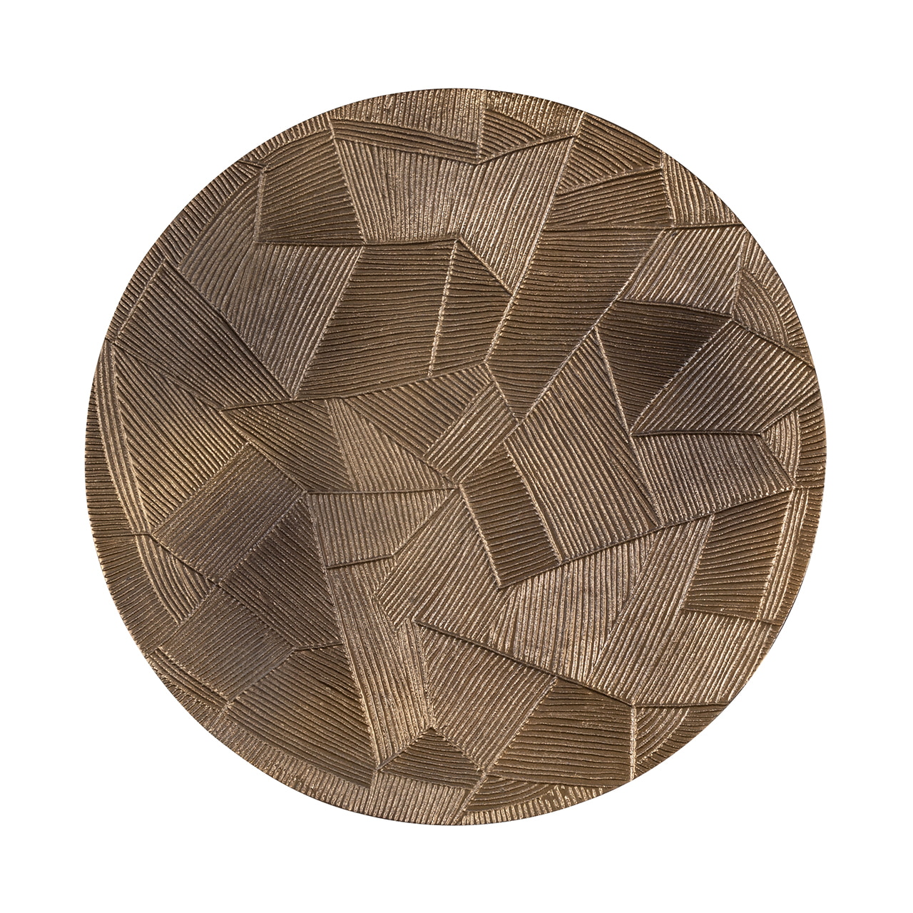 Richmond Bijzettafel 'Tulum' Set van 2 stuks, kleur Brushed Gold