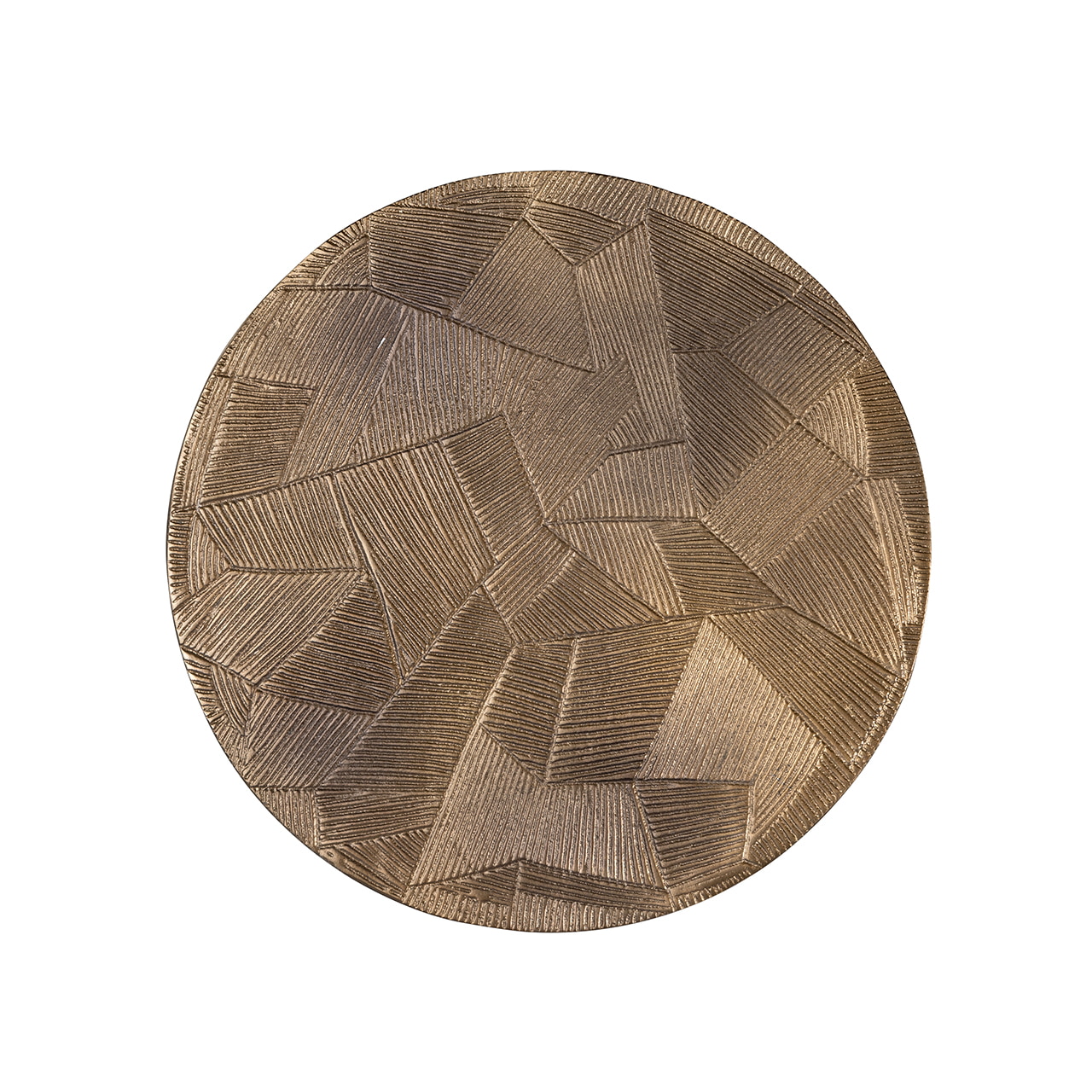 Richmond Bijzettafel 'Tulum' Set van 2 stuks, kleur Brushed Gold