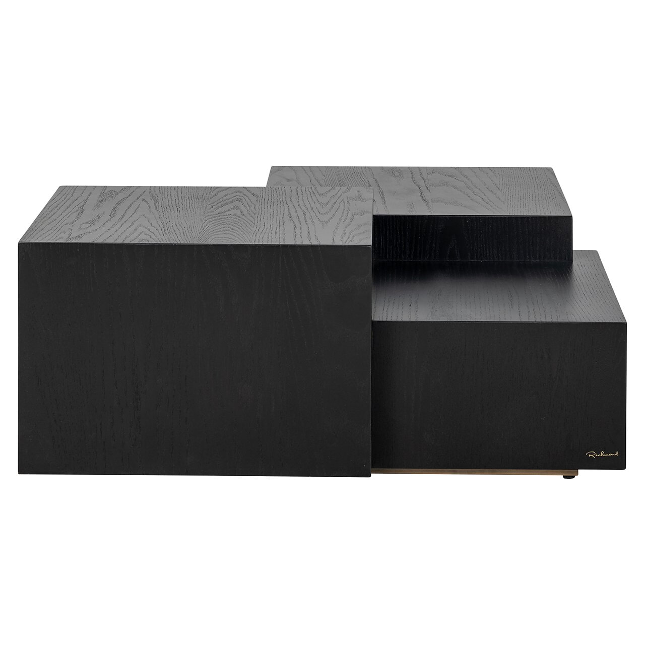 Richmond Salontafel 'Lennox' Eiken, 100 x 100cm, kleur Zwart