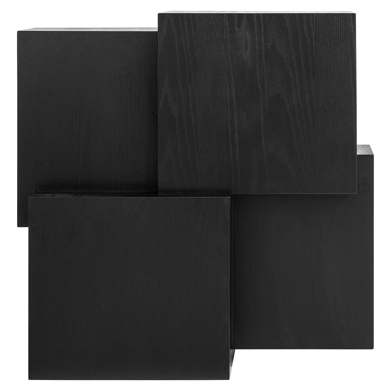 Richmond Salontafel 'Lennox' Eiken, 100 x 100cm, kleur Zwart