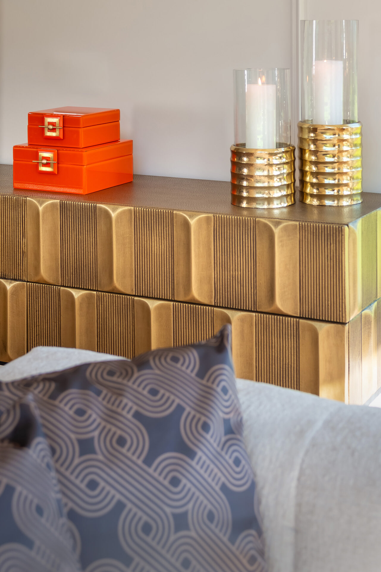 Richmond Juwelenbox 'Bodine' klein, kleur Oranje