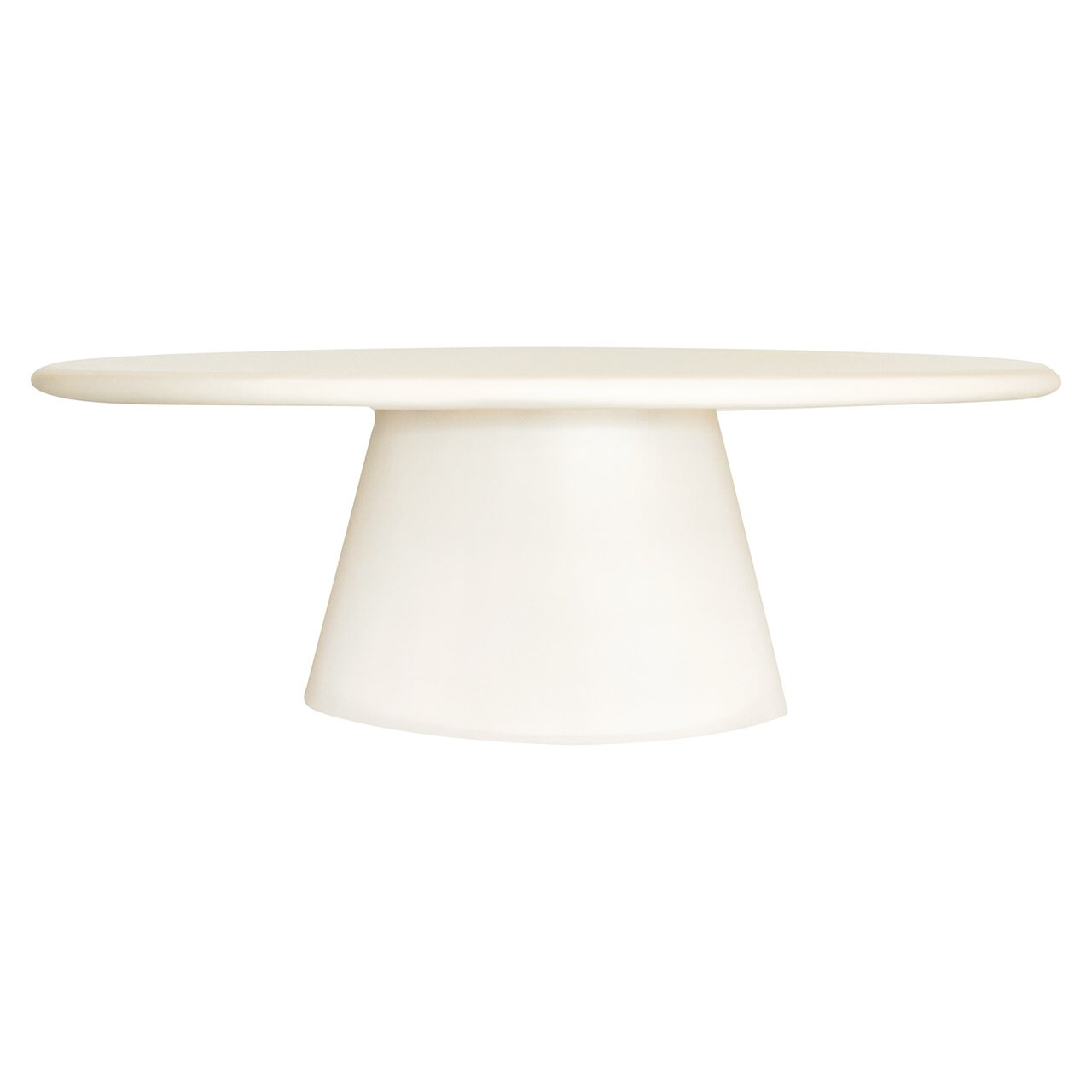 Richmond Interiors Richmond Ovale Eettafel Urban Bloom 220 x 115cm - Wit