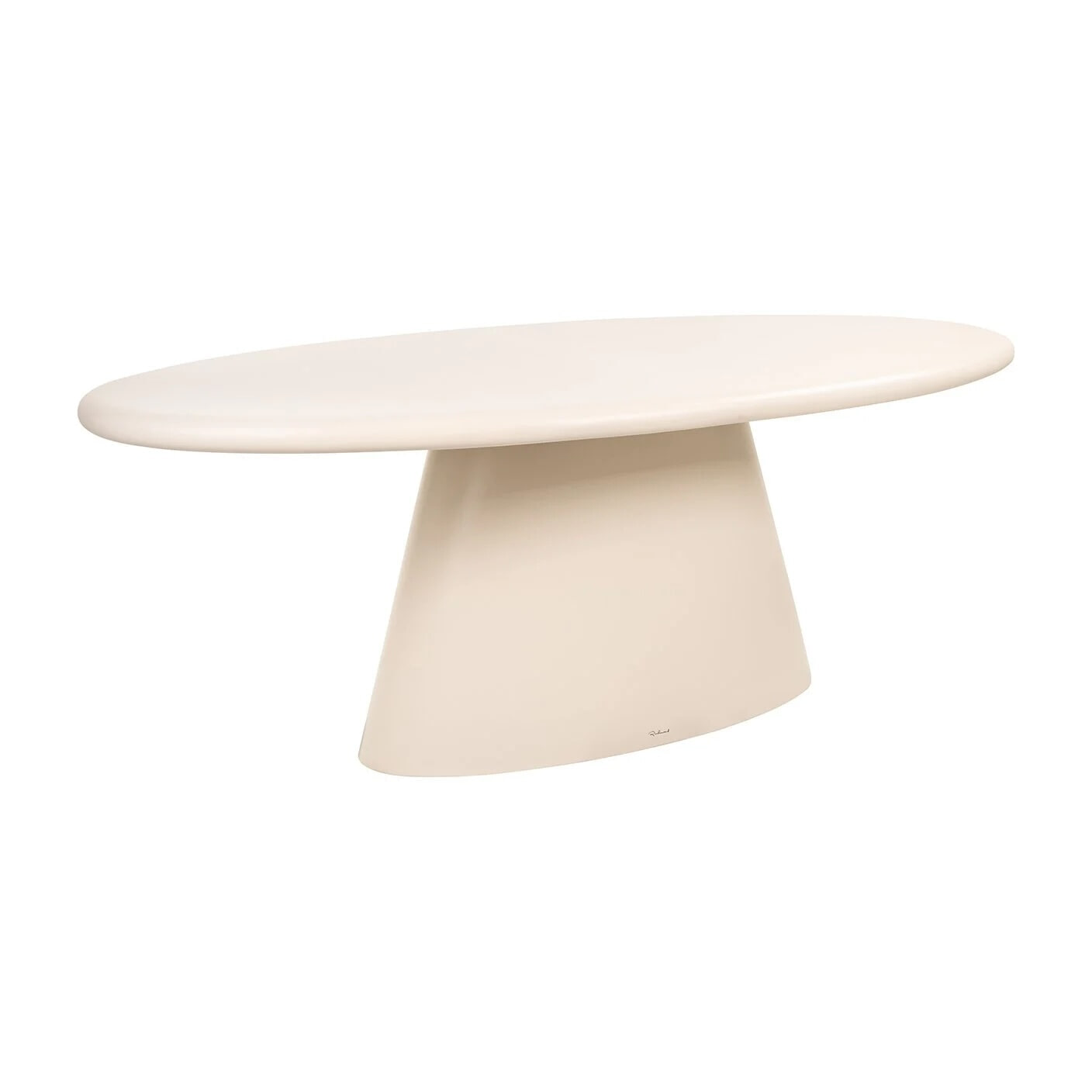 Richmond Ovale Eettafel Urban Bloom 220 x 115cm - Wit - Ovaal