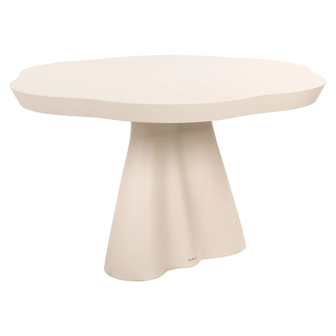 Richmond Organische Eettafel Urban Bloom 140cm - Wit