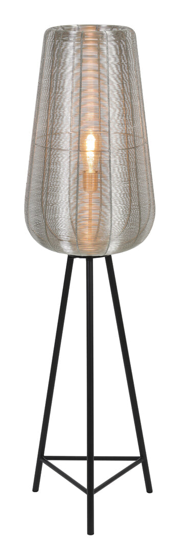 Light & Living Vloerlamp 'Adeta', nikkel, 135cm hoog