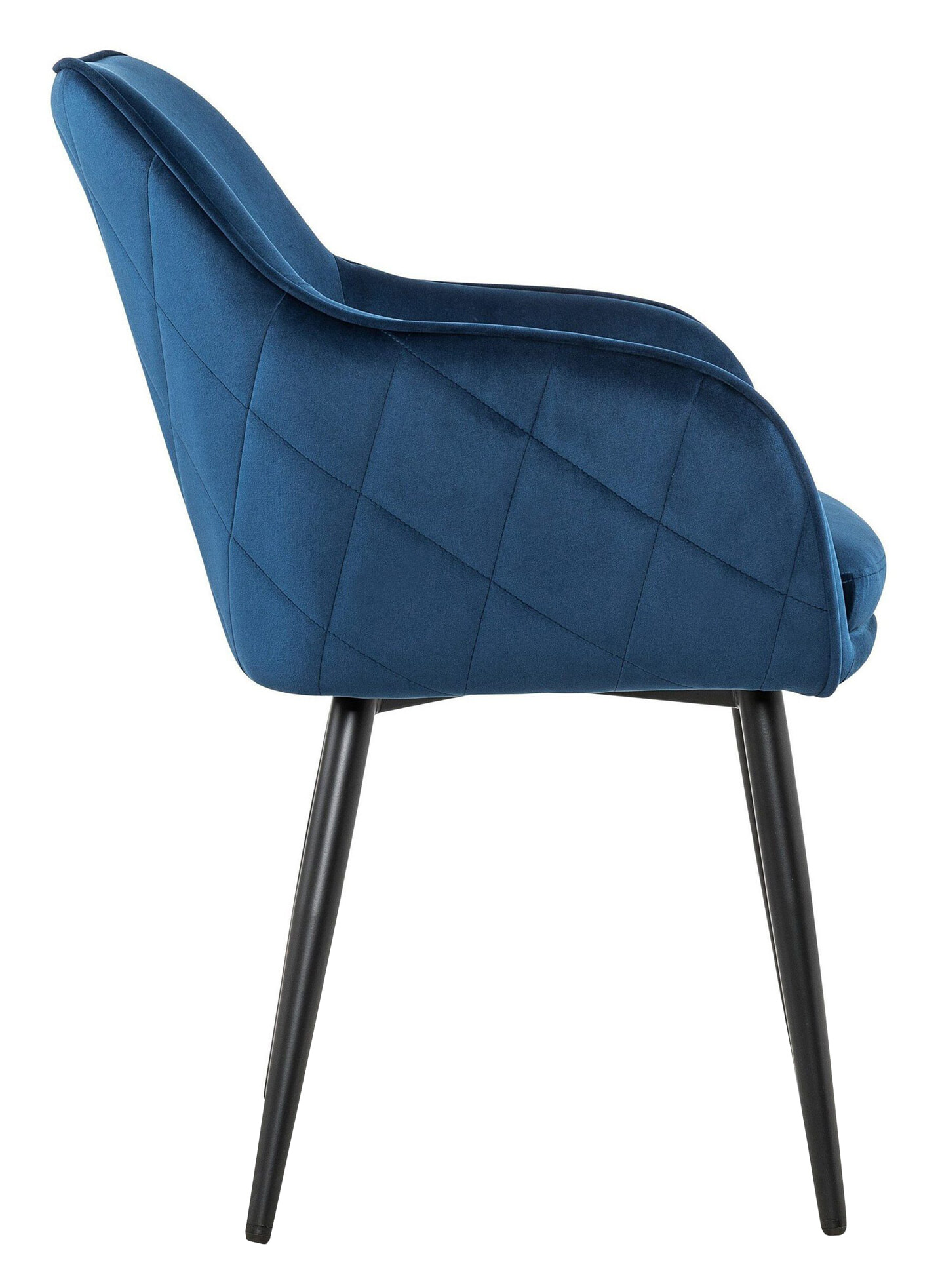 Artistiq Eetkamerstoel 'Juna' Velvet, kleur Blauw