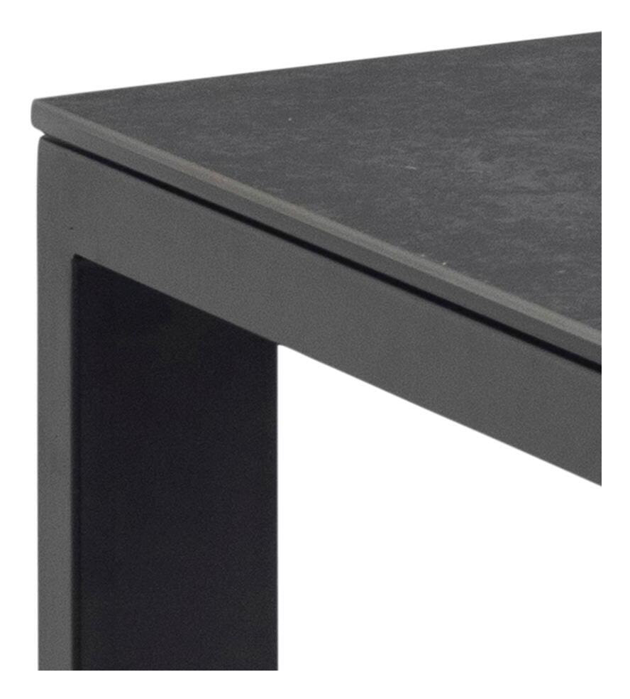 Bendt Eettafel 'Latandra' Keramiek, 200 x 90cm, kleur Zwart
