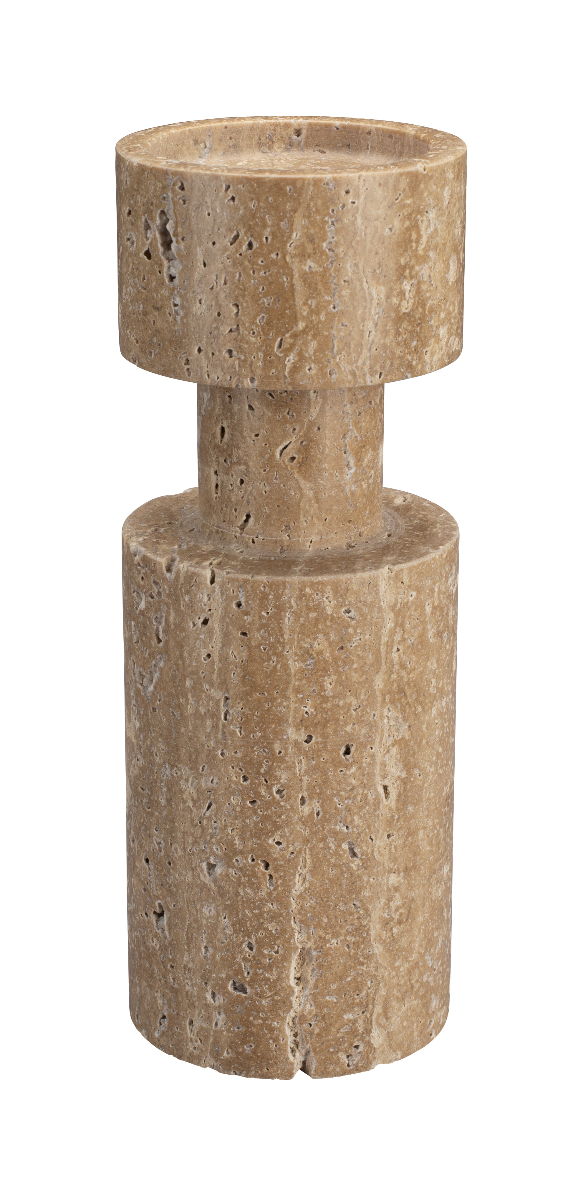 Dutchbone Kaarshouder 'Paros' Marmer, kleur Beige