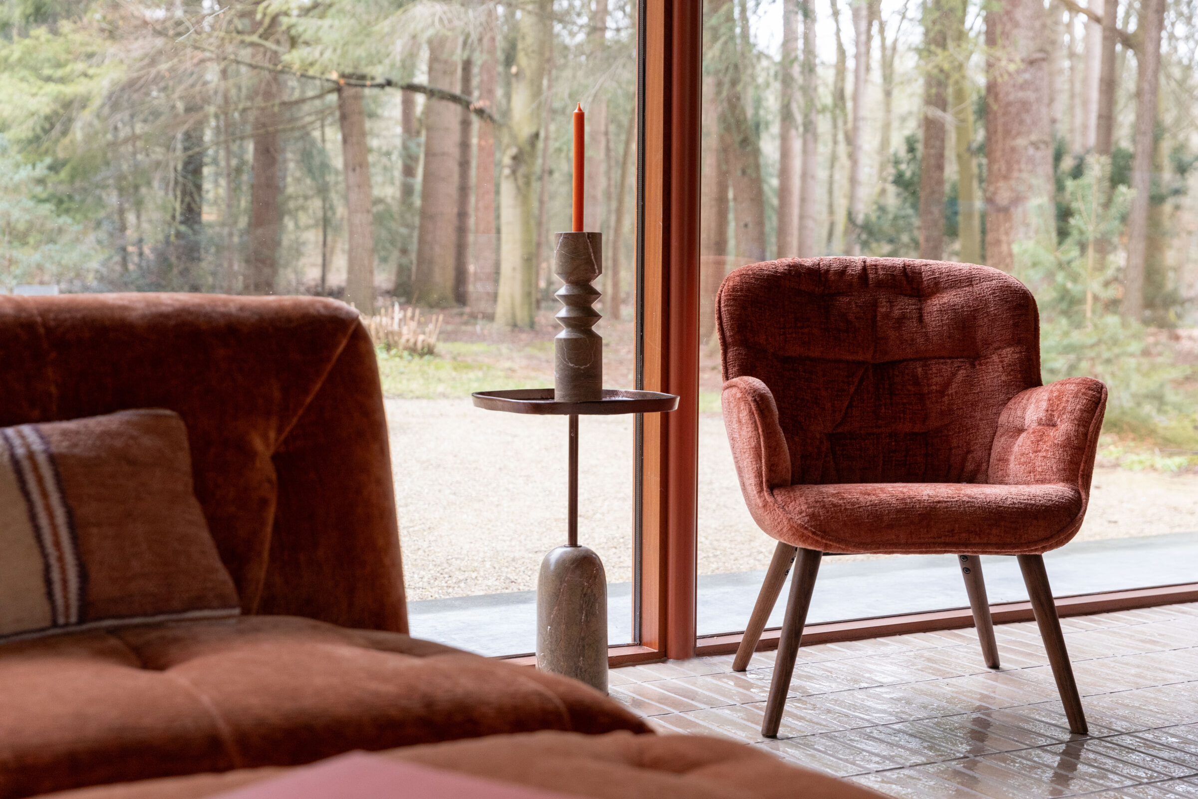 Dutchbone Kaarshouder 'Satpura' Marmer, 32cm