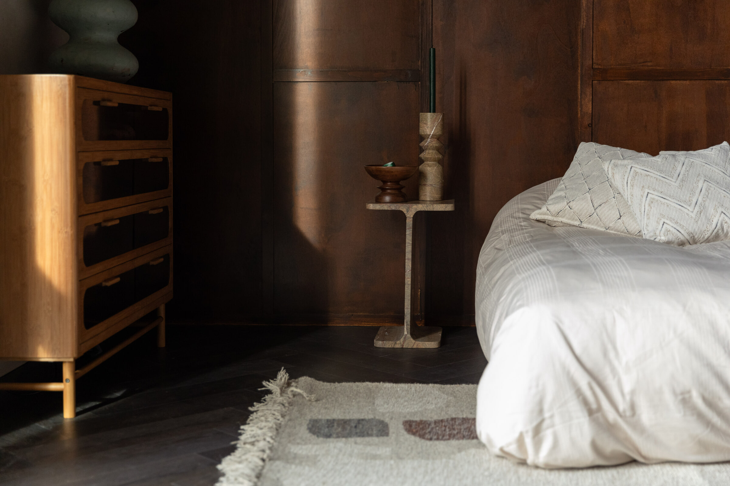 Dutchbone Kaarshouder 'Satpura' Marmer, 32cm