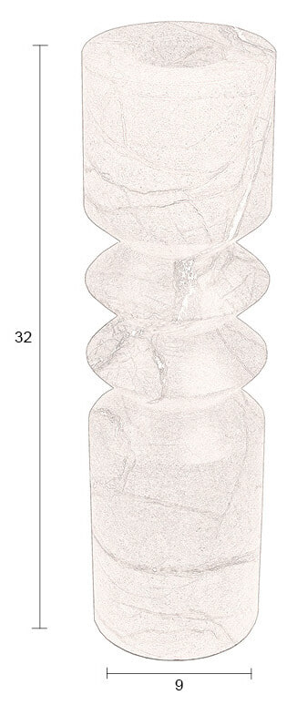 Dutchbone Kaarshouder 'Satpura' Marmer, 32cm