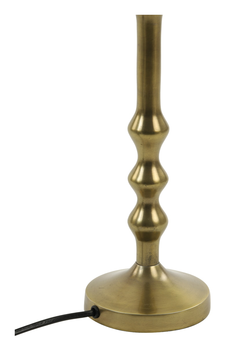 Light & Living Tafellamp 'Semut' 34cm, kleur Antiek Brons (excl. kap)